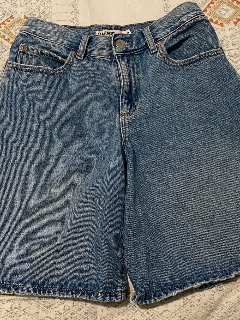 Garage Blue Denim Jean Shorts